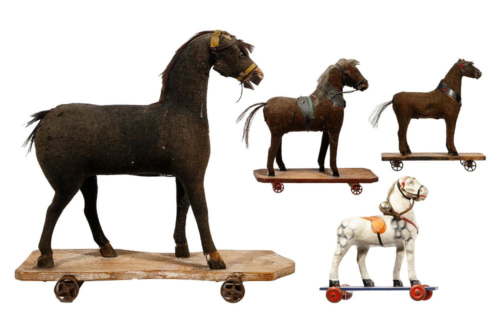 Lot 210: Horse Pull-Toy Assortment