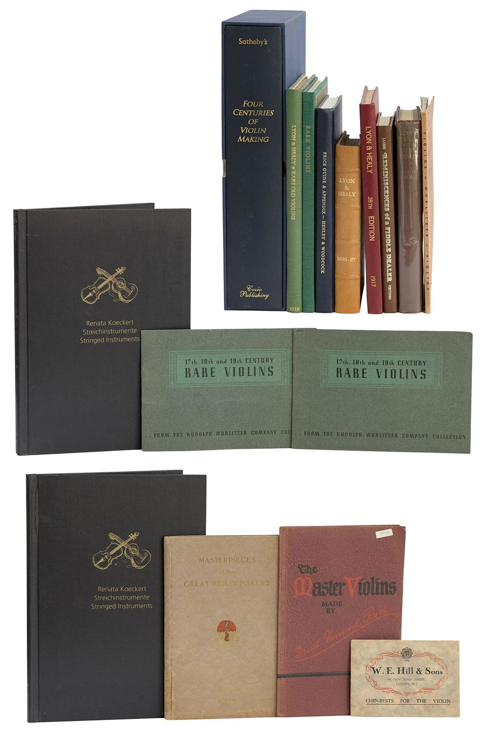 Lot 215: Violin Reference / Catalog Books