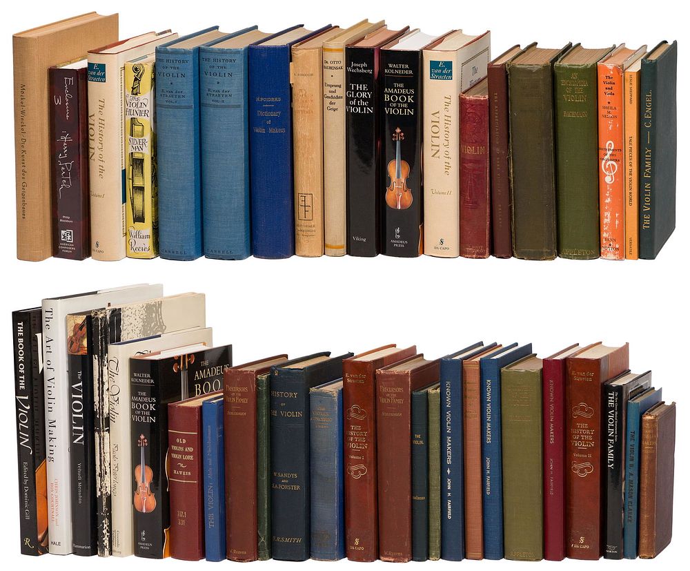 Lot 234: Violin Reference Book Assortment