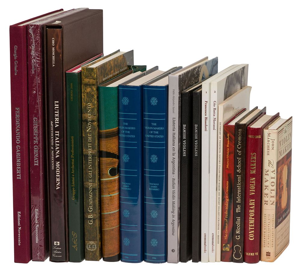 Lot 236: Violin Makers Book Assortment