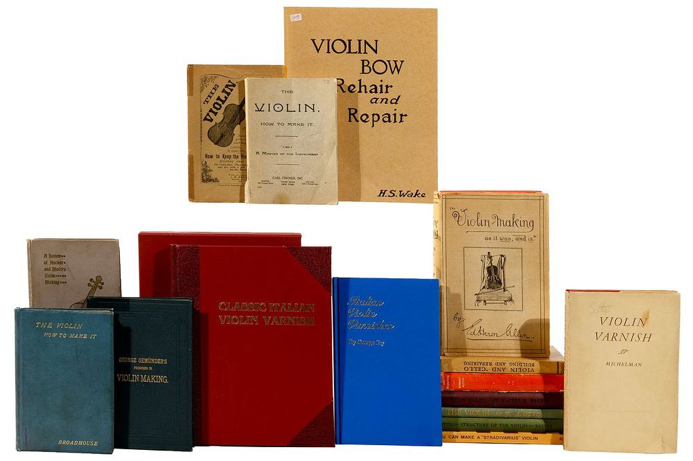 Lot 237: Violin Making and Repair Book Assortment