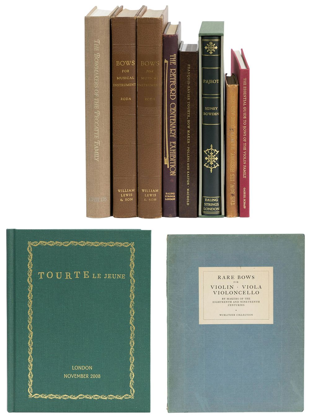 Lot 240: Violin Bow Book Assortment