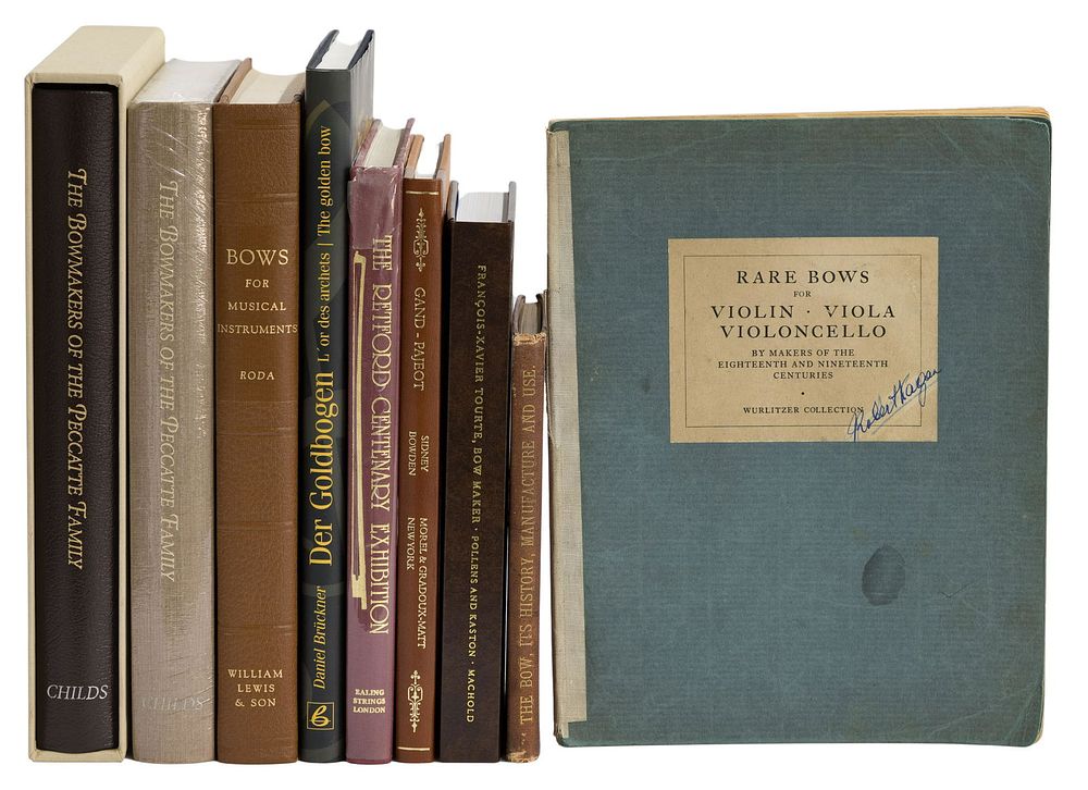Lot 242: Violin Bow Book Assortment