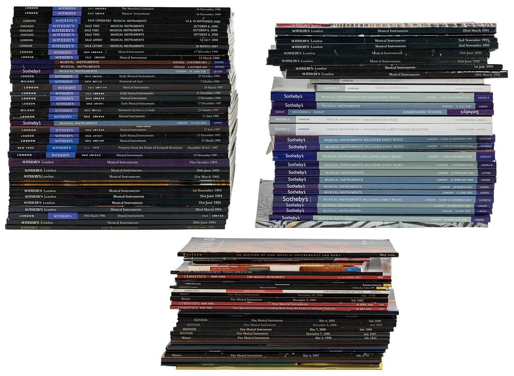 Lot 243: Violin Auction Catalog Assortment