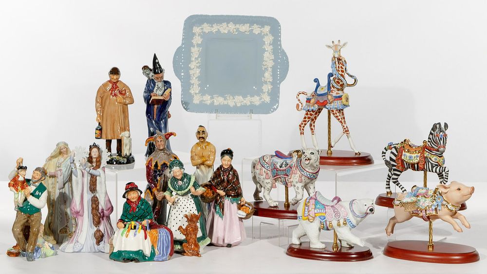 Lot 251: Royal Doulton and Lenox Figurine Assortment