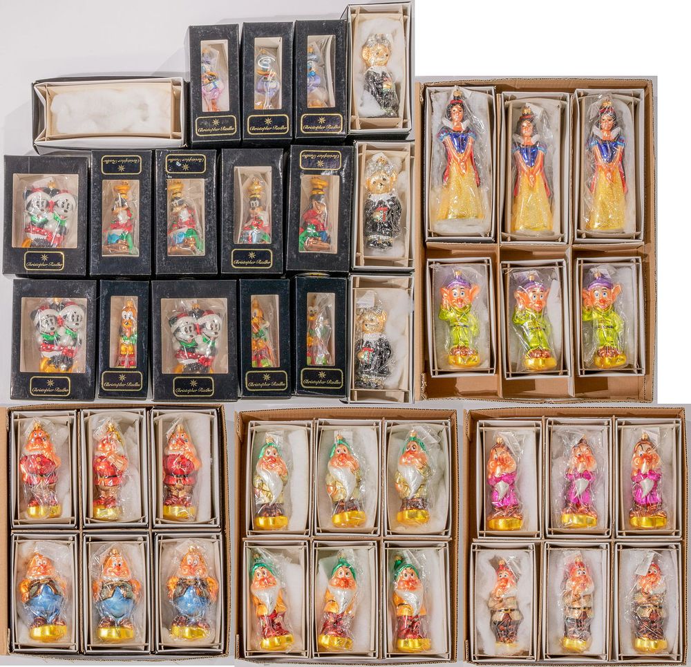 Lot 265: Christopher Radko Disney Ornament Collection
