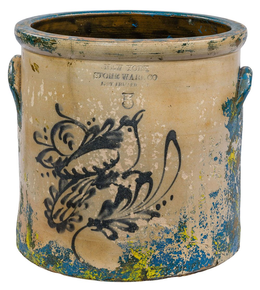 Lot 274: New York Stone Ware Co. 5-Gallon Crock