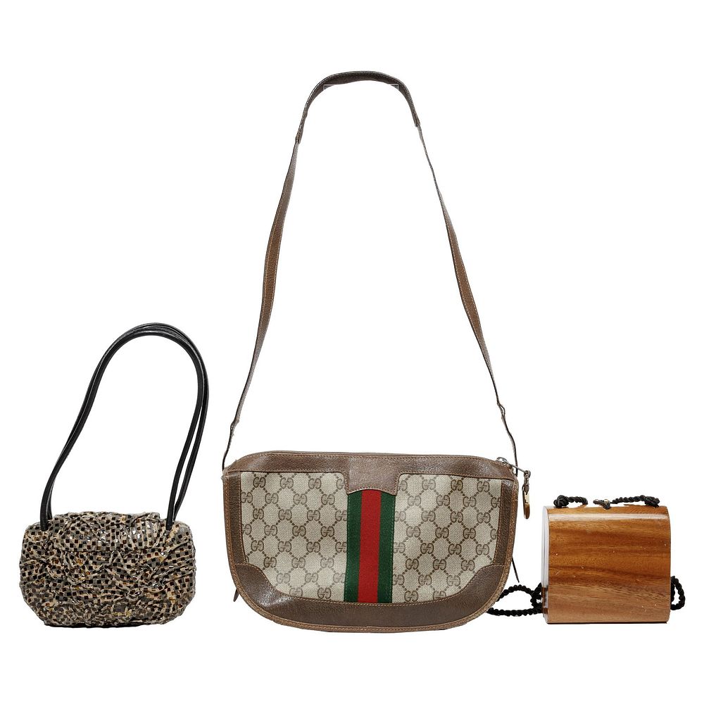 Lot 279: Gucci and Timmy Woods Handbags