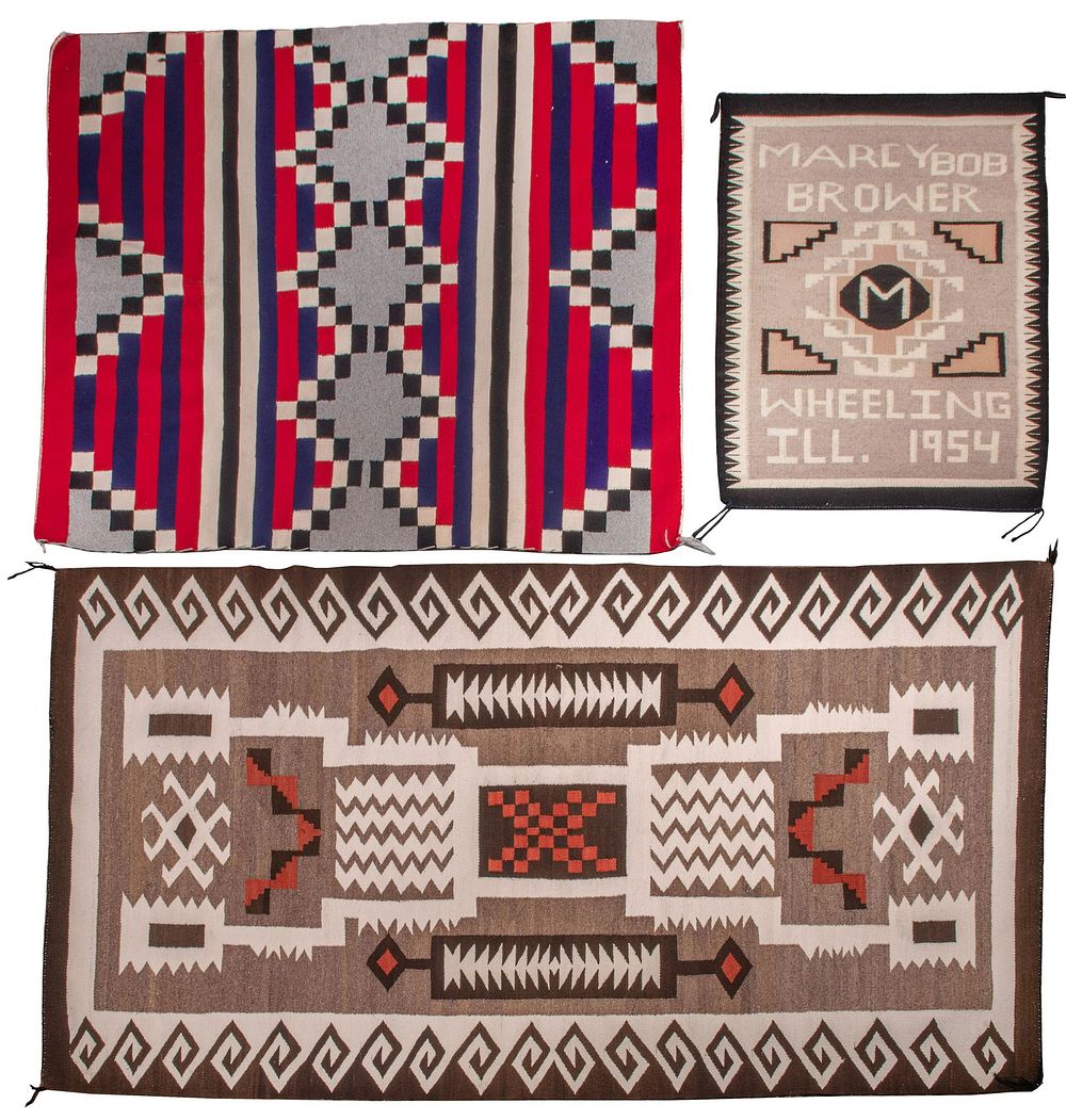 Lot 296: Navajo Wool Rug Assortment