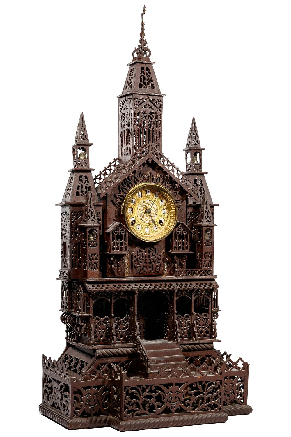 Lot 305: Victorian Style Cigar Box Clock