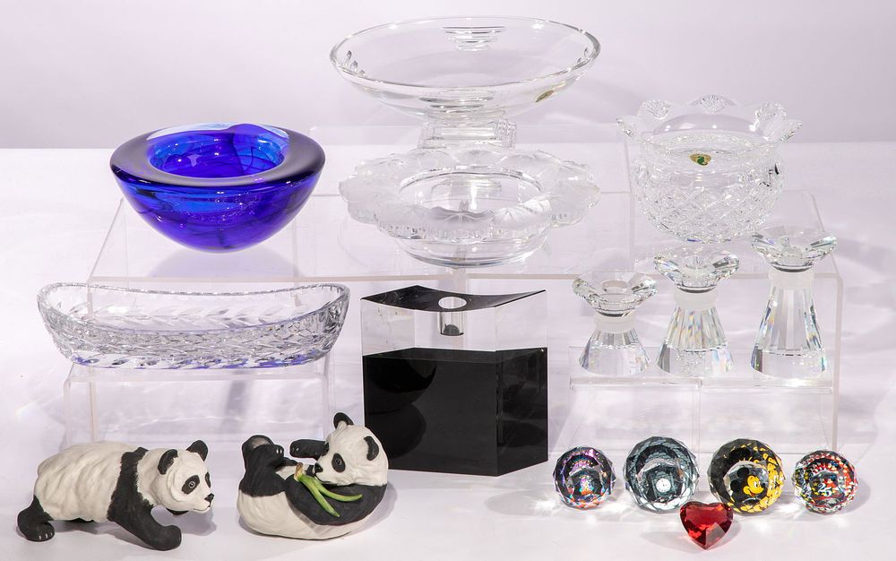 Lot 321: Lalique and Waterford Crystal Assortment