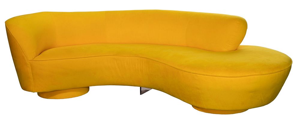 Lot 329: Vladimir Kagan for Directional Serpentine Sofa