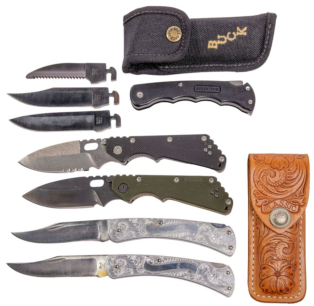 Lot 347: Buck Knife Assortment