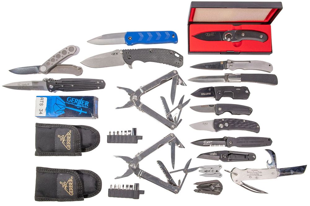 Lot 356: Gerber Knife and Multi-Tool Assortment