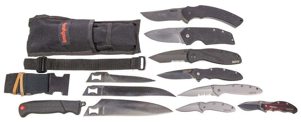 Lot 362: Kershaw Kai Knife Assortment