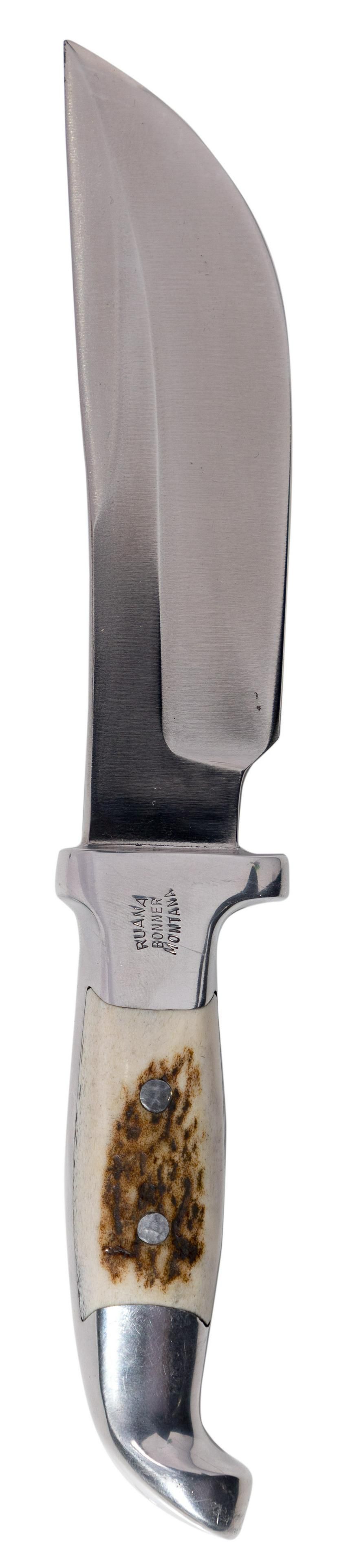 Lot 371: R H Ruana '15C - Skinner' Custom Knife