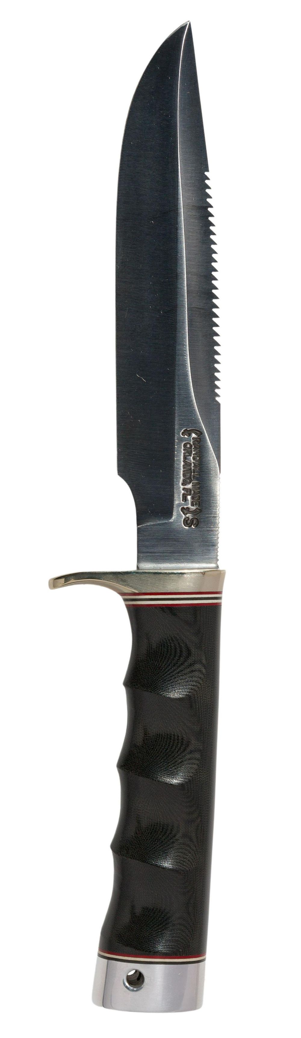 Lot 379: Randall Made 'Model 18 - Attack Survival' Custom Sawtooth Knife