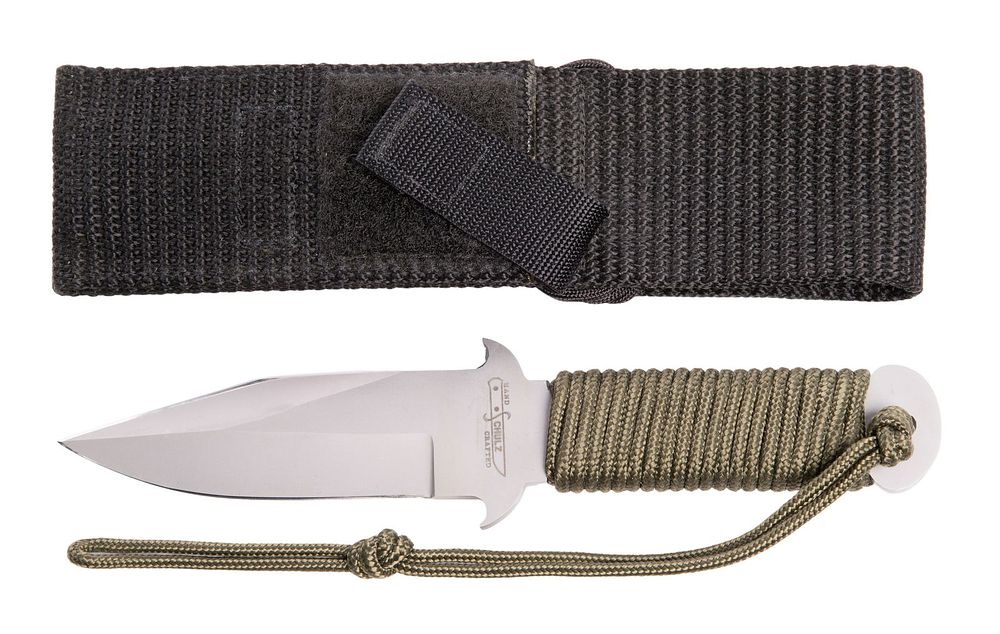 Lot 385: Schultz Paracord Wrapped Tactical Knife