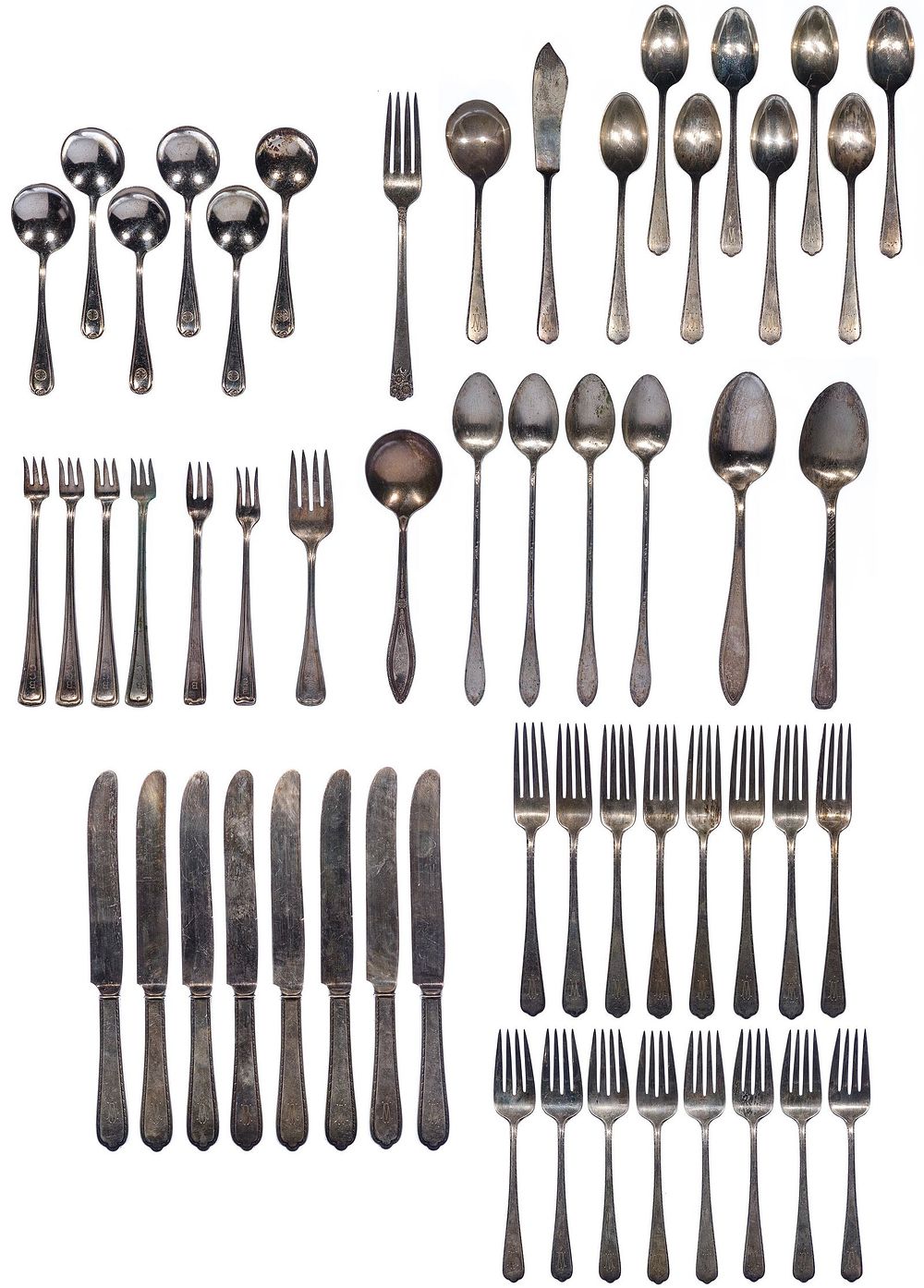 Lot 165: International Silver 'Windermere' Sterling Silver Partial Flatware Service