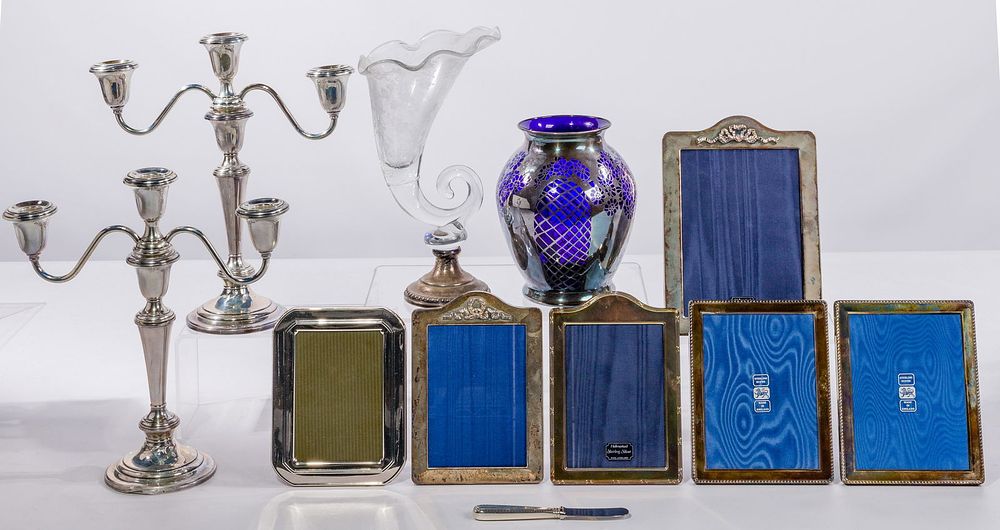 Lot 169: Sterling Silver Object Assortment