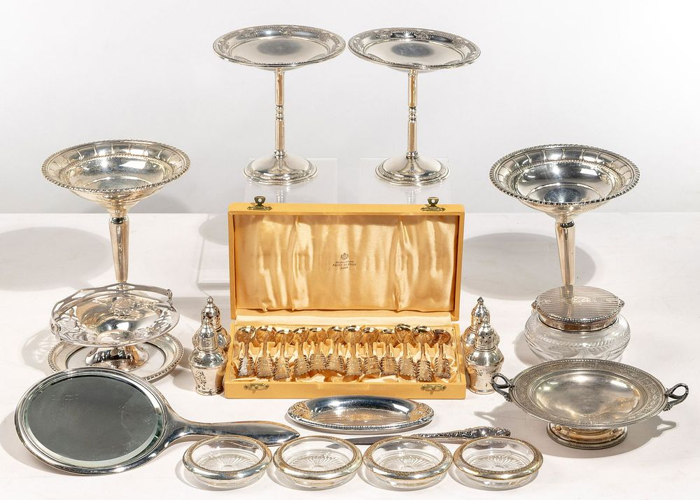 Lot 170: Sterling Silver Decorative Object Assortment