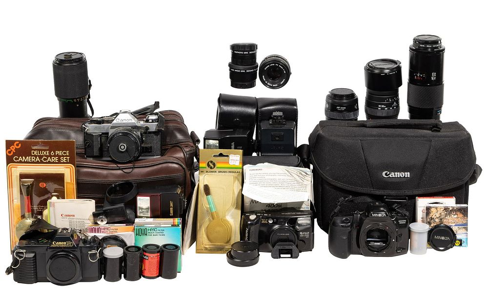 Lot 175: Camera, Lens and Accessory Assortment
