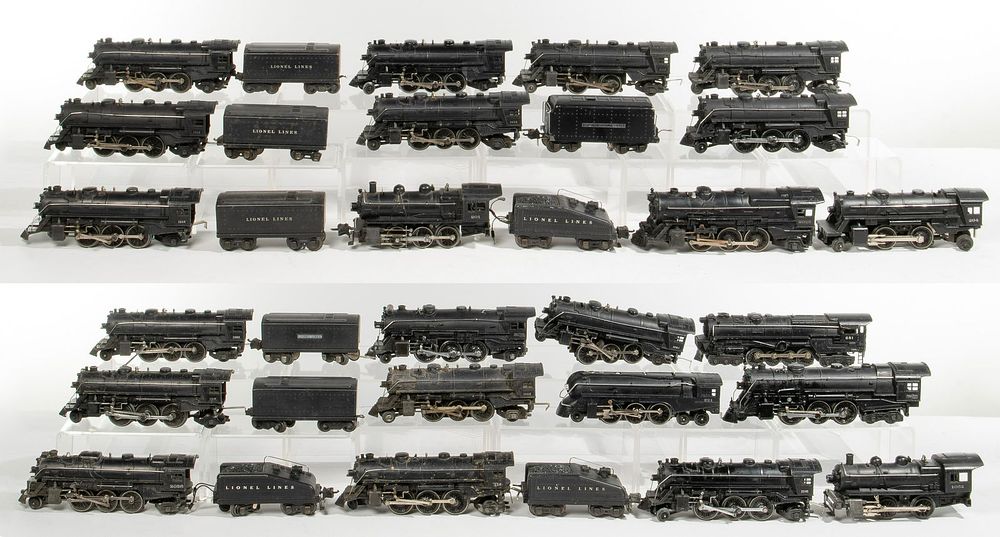 Lot 201: Lionel O-Gauge Model Train Locomotive and Tender Assortment