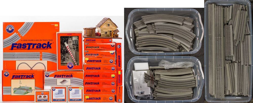 Lot 203: Lionel O-Gauge Model Train Track Assortment