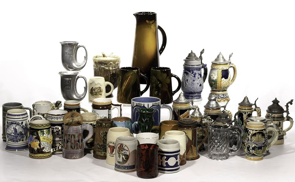 Lot 209: Stein and Mug Assortment