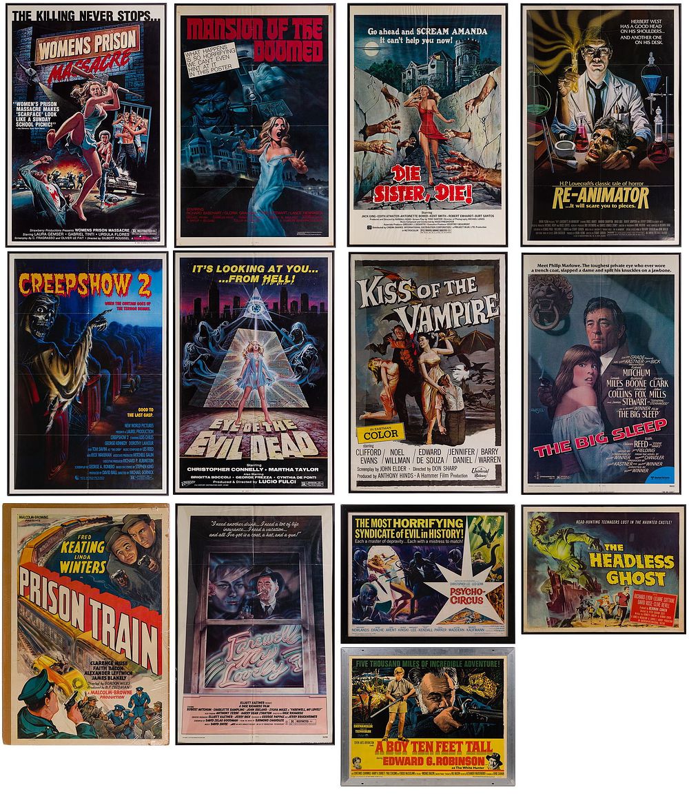 Lot 230: Movie Poster Assortment