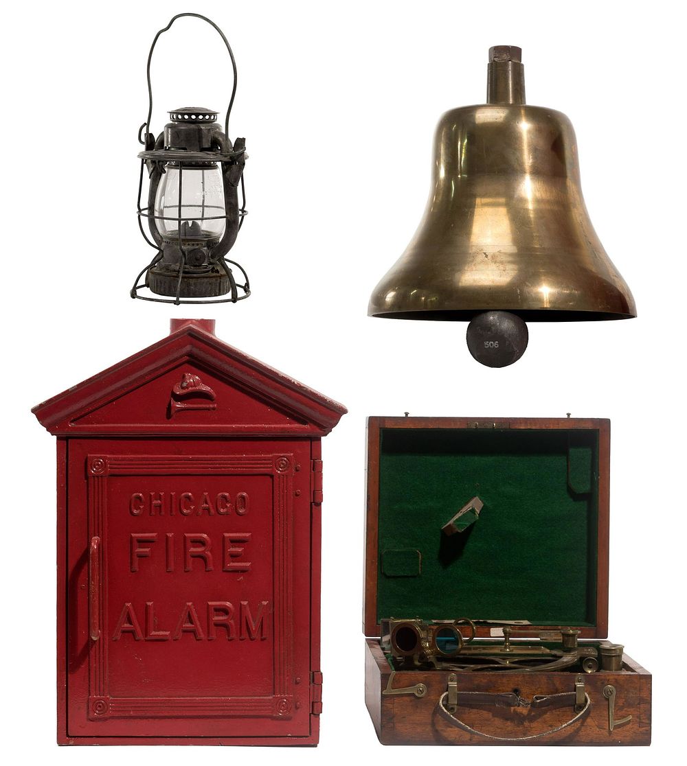 Lot 233: Chicago Cast Iron Still Box Fire Alarm Box