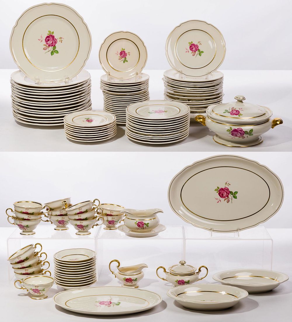 Lot 244: Castleton 'Dolly Madison' China Service