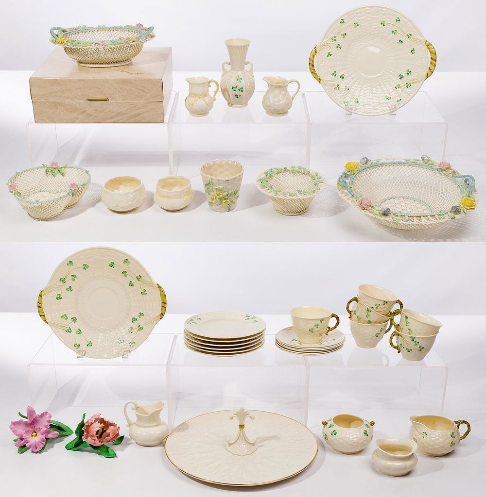 Lot 254: Belleek and Lenox Assortment