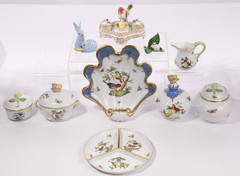 Lot 260: Herend Porcelain Assortment