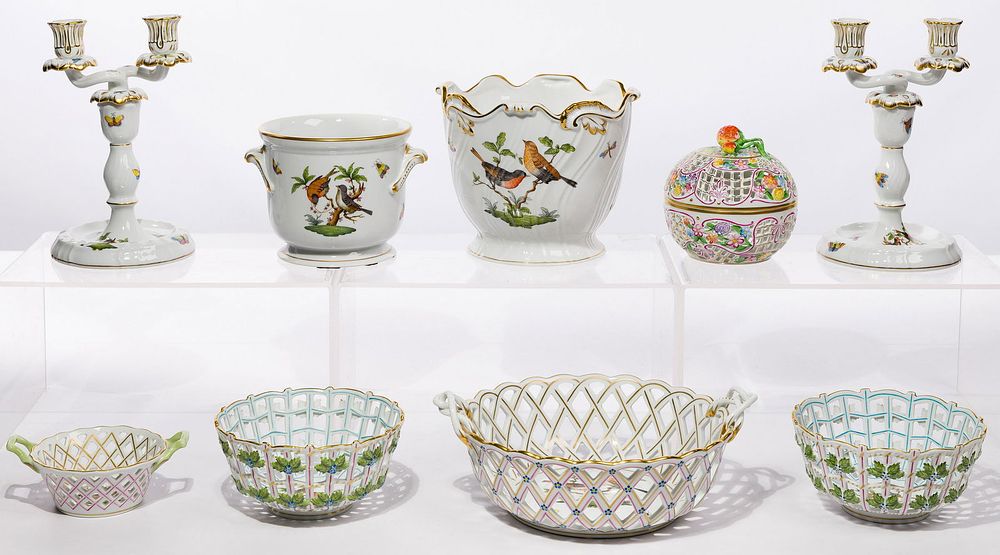 Lot 261: Herend Porcelain Assortment