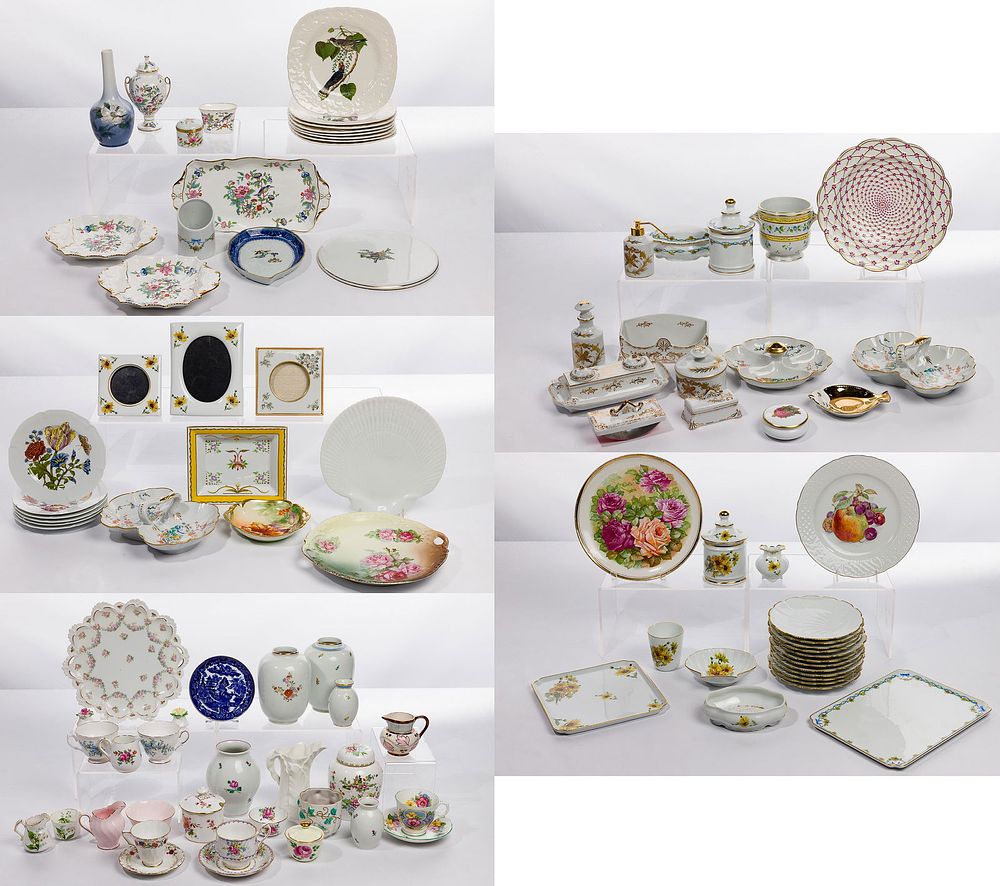Lot 266: Porcelain Object Assortment