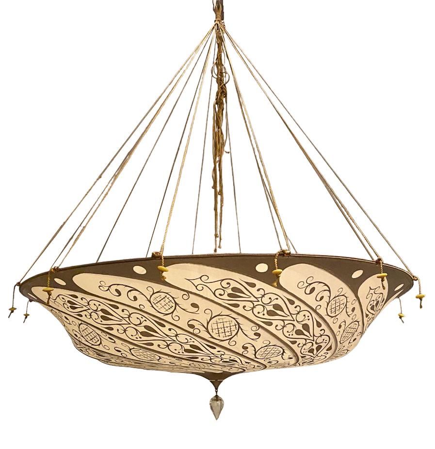 Lot 271: Fortuny 'Scudo Saraceno' Light Fixture