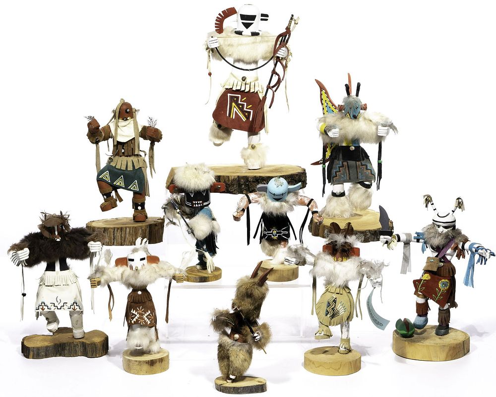 Lot 295: Native American Indian Kachina Doll Assortment