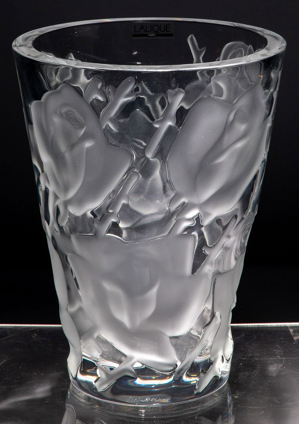 Lot 312: Lalique Crystal 'Ispahan' Vase