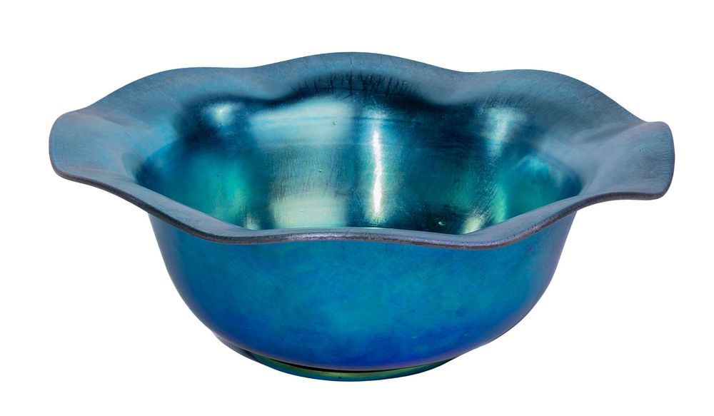Lot 333: Steuben Aurene Glass Bowl