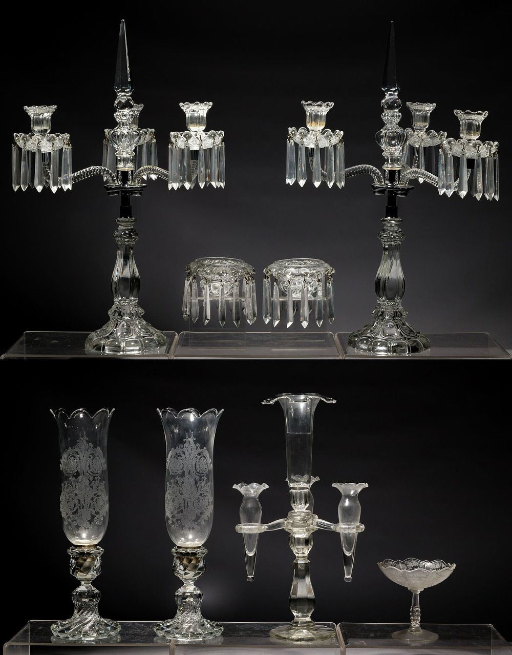 Lot 351: Crystal and Glass Assortment
