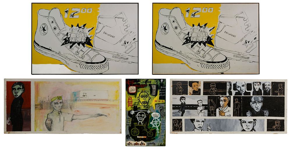Lot 170: Multiple Artists Mixed Media Artwork Assortment