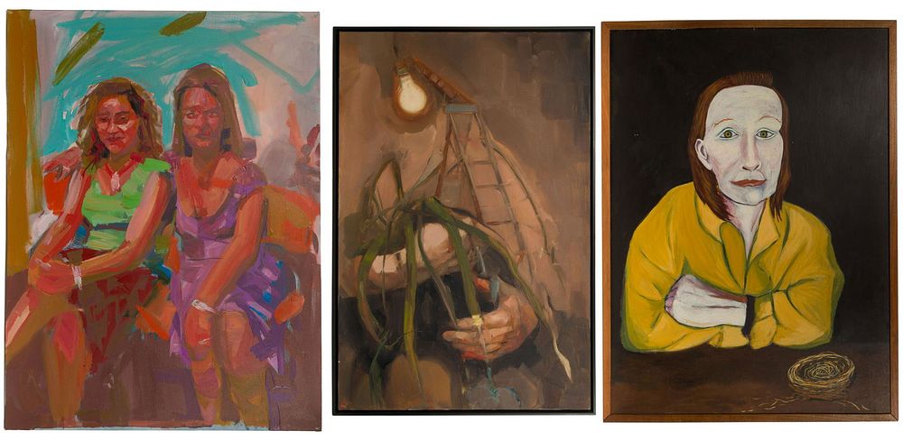 Lot 177: 20th / 21st Century Portrait Oil Painting Assortment