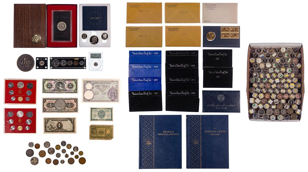 Lot 188: US and World Coin and Currency Assortment