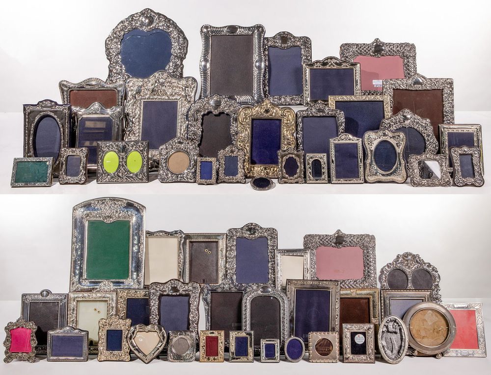 Lot 201: Sterling Silver Picture Frame Collection