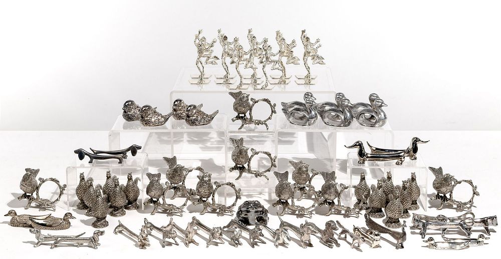 Lot 212: Silverplate Animal Assortment