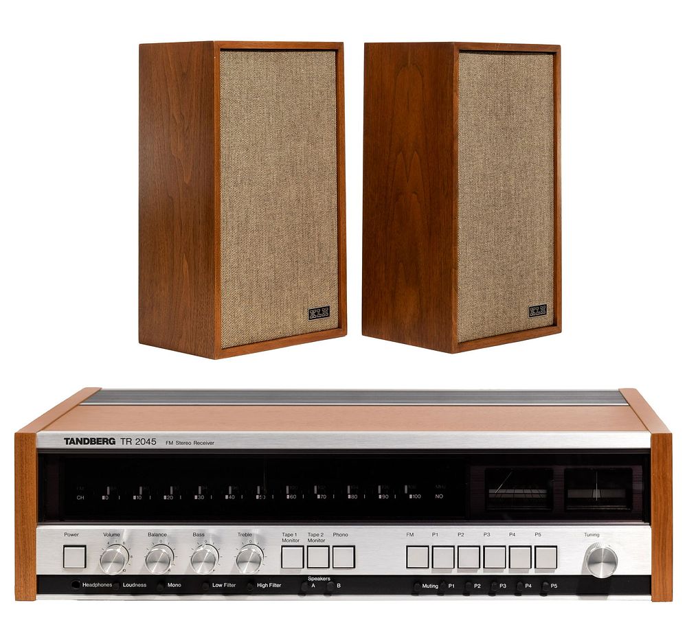 Lot 217: Tandberg Receiver and KLH Speakers