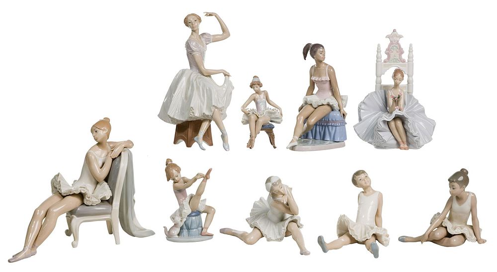 Lot 233: Lladro Ballerina Assortment