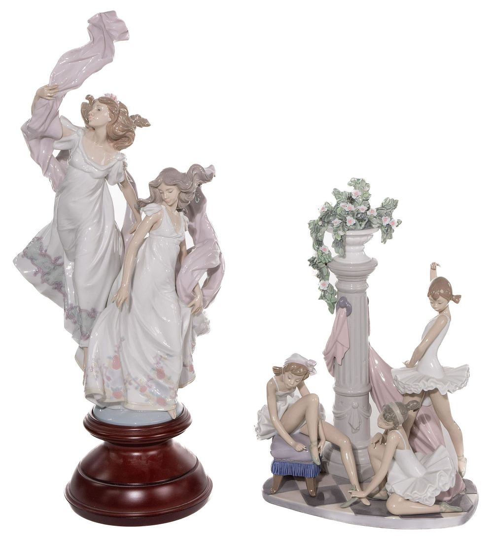 Lot 247: Lladro Porcelain Figurines