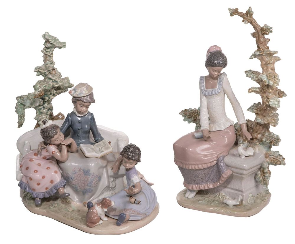 Lot 248: Lladro Signed Porcelain Figurines